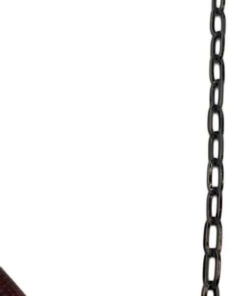 MIU MIU（ミュウミュウ）MIU MIU (ミュウミュウ) ショルダーバッグ レッドの古着・服飾アイテム