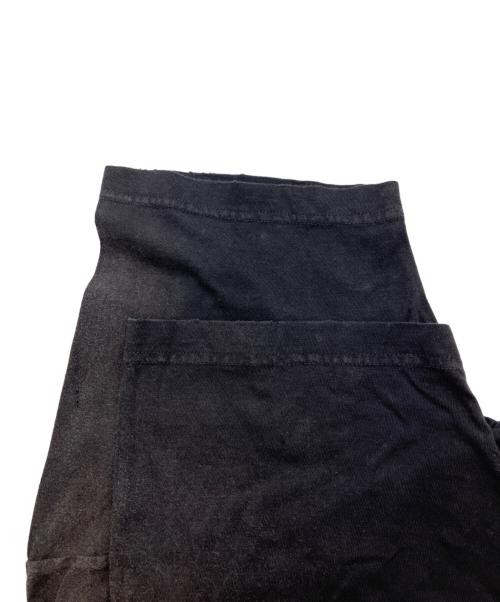 VISVIM（ビズビム）VISVIM (ビズビム) JUMBO TEE S/S V CRASH ブラック サイズ:4の古着・服飾アイテム