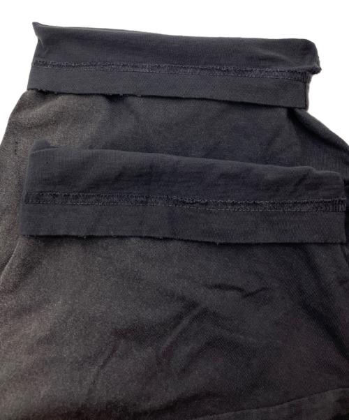 VISVIM（ビズビム）VISVIM (ビズビム) JUMBO TEE S/S V CRASH ブラック サイズ:4の古着・服飾アイテム