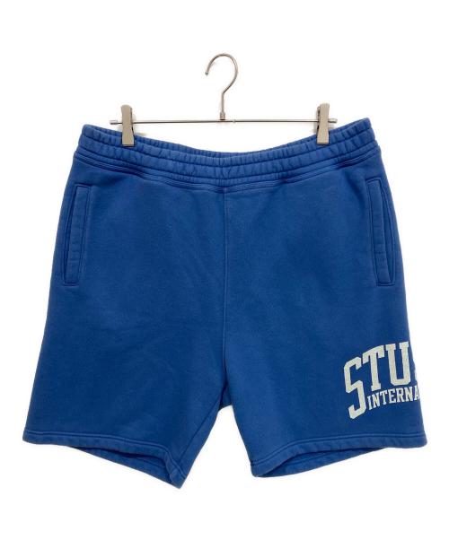 stussy（ステューシー）stussy (ステューシー) ハーフパンツ ブルー サイズ:Lの古着・服飾アイテム