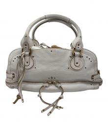 Chloe（クロエ）の古着「パディントン レザーハンドバッグ」｜ホワイト