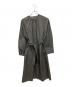 自由区（ジユウク）の古着「洗えるメモリーノーカラー コート」｜グレー