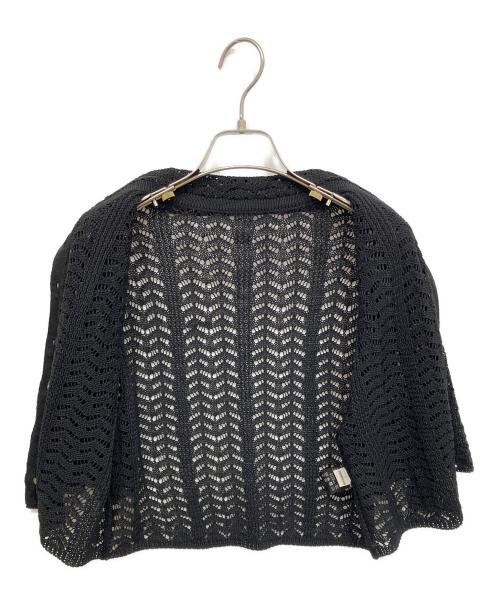 TODAYFUL（トゥデイフル）TODAYFUL (トゥデイフル) Lace Knit Shirts ブラック サイズ:freeの古着・服飾アイテム