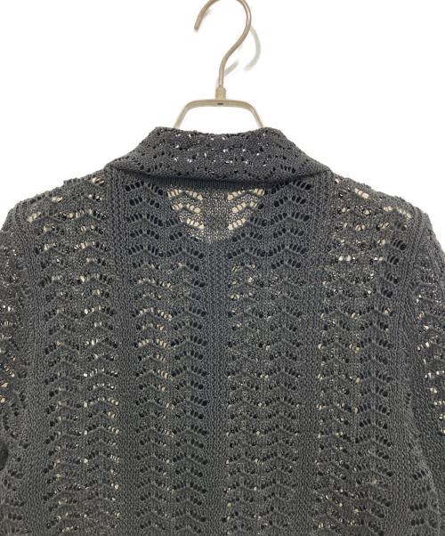 TODAYFUL（トゥデイフル）TODAYFUL (トゥデイフル) Lace Knit Shirts ブラック サイズ:freeの古着・服飾アイテム