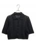 TODAYFUL（トゥデイフル）の古着「Lace Knit Shirts」｜ブラック
