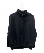 MARKAWAREマーカウェア）の古着「QUATER ZIP PULL OVER」｜ブラック