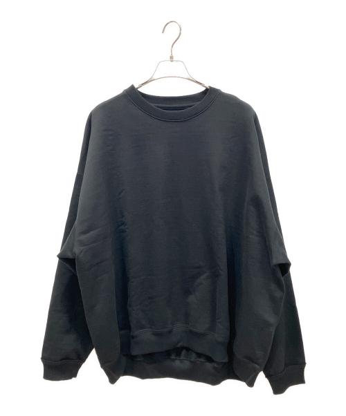 MARKAWARE（マーカウェア）MARKAWARE (マーカウェア) HUGE SWEAT ORGANIC COTTON HEAVY FLEECE ブラック サイズ:1の古着・服飾アイテム