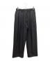 MARKAWARE（マーカウェア）の古着「TRIPLE PLEATED EASY TROUSERS」｜ブラック
