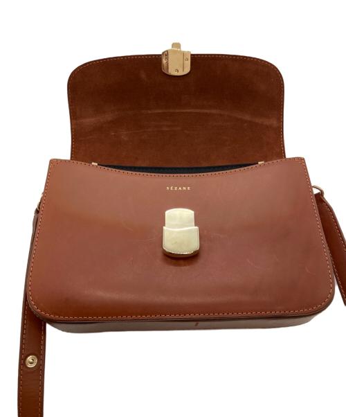 SEZANE（セザンヌ）SEZANE (セザンヌ) Milo Mini クラシックバッグ ブラウンの古着・服飾アイテム