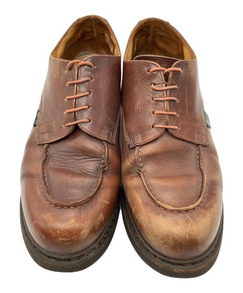 PARABOOT（パラブーツ）PARABOOT (パラブーツ) シャンボード レザーシューズ ブラウン サイズ:7 2/1の古着・服飾アイテム