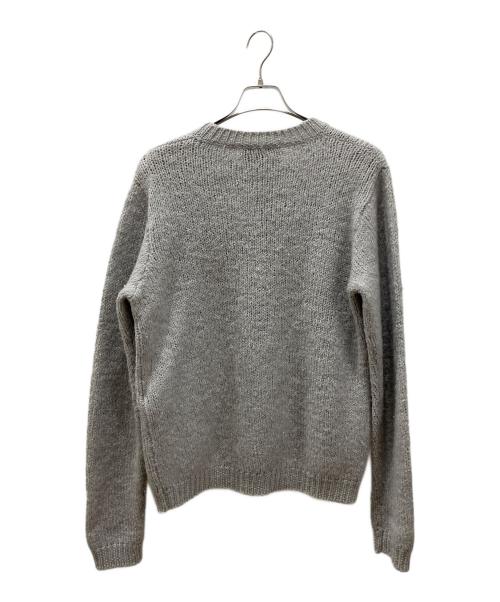 GUCCI（グッチ）GUCCI (グッチ) GG刺繍ロゴニット グレー サイズ:Sの古着・服飾アイテム