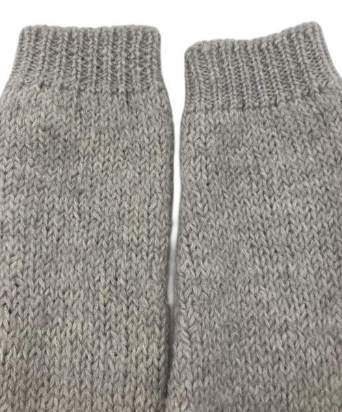 GUCCI（グッチ）GUCCI (グッチ) GG刺繍ロゴニット グレー サイズ:Sの古着・服飾アイテム