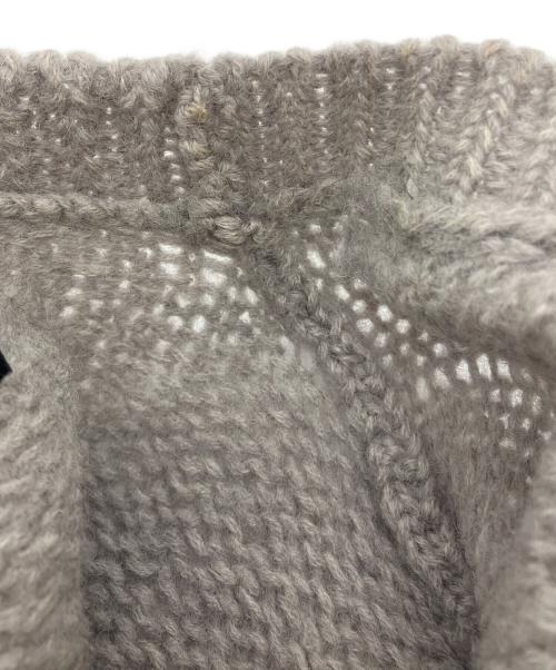 GUCCI（グッチ）GUCCI (グッチ) GG刺繍ロゴニット グレー サイズ:Sの古着・服飾アイテム