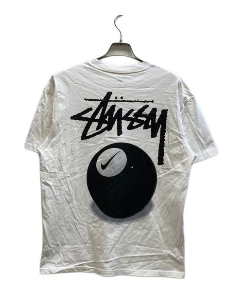 stussy（ステューシー）stussy (ステューシー) NIKE (ナイキ) NRG FL SS 8 Ball T-Shirt/DO9323-100 ホワイト サイズ:Mの古着・服飾アイテム