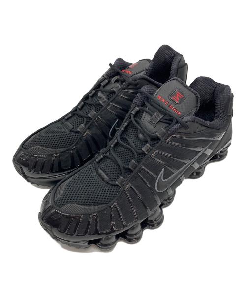 NIKE（ナイキ）NIKE (ナイキ) SHOX TL BLACK/BLACK-MTLC HEMATITE-MAX ORANGE ローカットスニーカー ブラック サイズ:29の古着・服飾アイテム