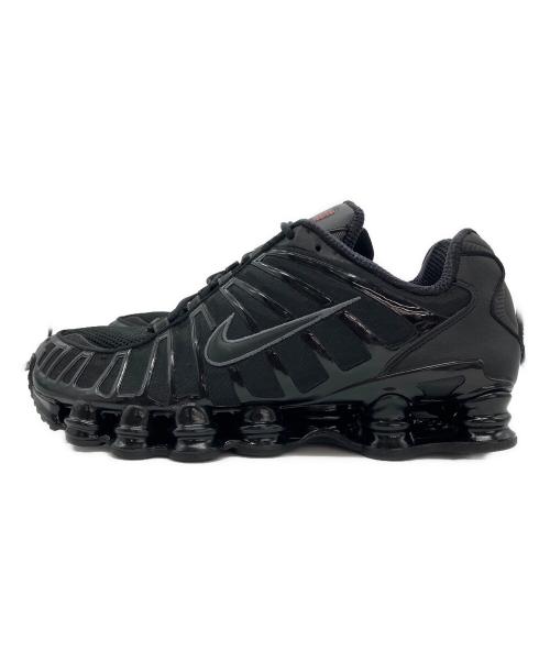 NIKE（ナイキ）NIKE (ナイキ) SHOX TL BLACK/BLACK-MTLC HEMATITE-MAX ORANGE ローカットスニーカー ブラック サイズ:29の古着・服飾アイテム
