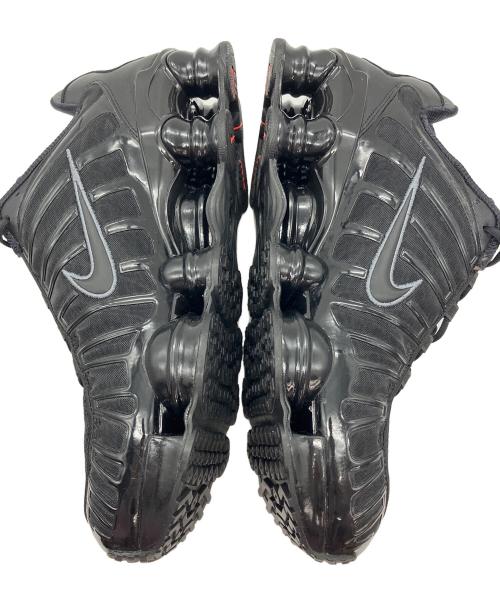 NIKE（ナイキ）NIKE (ナイキ) SHOX TL BLACK/BLACK-MTLC HEMATITE-MAX ORANGE ローカットスニーカー ブラック サイズ:29の古着・服飾アイテム