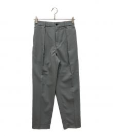 MARKAWARE（マーカウェア）の古着「PEGTOP TROUSERS ORGANIC WOOL TROPICA」｜グレー