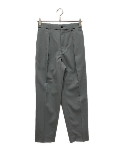 MARKAWARE（マーカウェア）MARKAWARE (マーカウェア) PEGTOP TROUSERS ORGANIC WOOL TROPICA グレー サイズ:1の古着・服飾アイテム