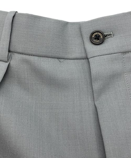 MARKAWARE（マーカウェア）MARKAWARE (マーカウェア) PEGTOP TROUSERS ORGANIC WOOL TROPICA グレー サイズ:1の古着・服飾アイテム