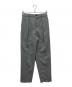 MARKAWARE（マーカウェア）の古着「PEGTOP TROUSERS ORGANIC WOOL TROPICA」｜グレー