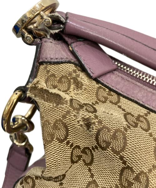 GUCCI（グッチ）GUCCI (グッチ) グッチシマ ショルダーバッグ ベージュの古着・服飾アイテム