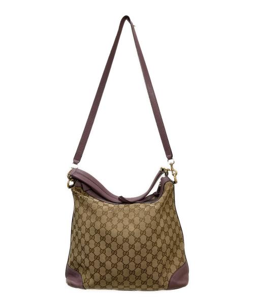 GUCCI（グッチ）GUCCI (グッチ) グッチシマ ショルダーバッグ ベージュの古着・服飾アイテム