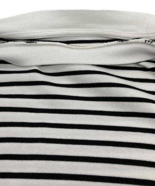 MARKAWARE（マーカウェア）MARKAWARE (マーカウェア) BOX Tee S/S ORGANIC COTTON BORDER ホワイト×ブラック サイズ:1の古着・服飾アイテム
