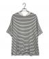 MARKAWARE（マーカウェア）の古着「BOX Tee S/S ORGANIC COTTON BORDER」｜ホワイト×ブラック