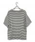 MARKAWARE (マーカウェア) BOX Tee S/S ORGANIC COTTON BORDER ホワイト×ブラック サイズ:1：7000円