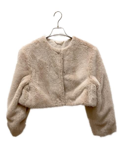 CELFORD（セルフォード）CELFORD (セルフォード) 2wayファーコート ピンク サイズ:Fの古着・服飾アイテム