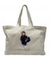 POLO RALPH LAUREN（ポロ・ラルフローレン）の古着「別注ポロベアープリントトートバッグ」｜アイボリー