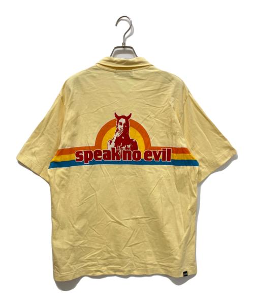 Hysteric Glamour（ヒステリックグラマー）Hysteric Glamour (ヒステリックグラマー) SPEAK NO EVIL ポロシャツ イエロー サイズ:Lの古着・服飾アイテム