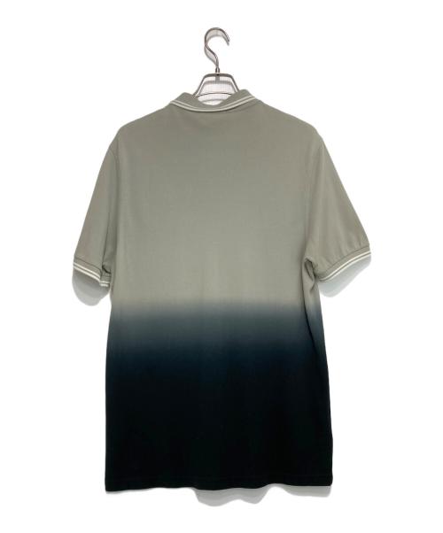 FRED PERRY（フレッドペリー）FRED PERRY (フレッドペリー) グラデーション ポロシャツ グレー×ネイビー サイズ:Lの古着・服飾アイテム