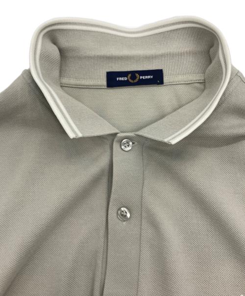 FRED PERRY（フレッドペリー）FRED PERRY (フレッドペリー) グラデーション ポロシャツ グレー×ネイビー サイズ:Lの古着・服飾アイテム