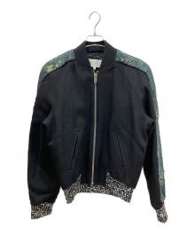 Martin Margiela 10（マルタン・マルジェラ 10）の古着「15AW ウール混ブルゾン」｜ブラック×グリーン