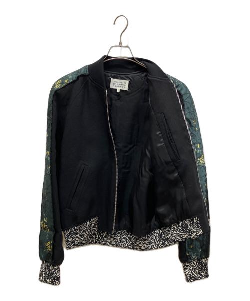 Martin Margiela 10（マルタン・マルジェラ 10）Martin Margiela 10 (マルタン・マルジェラ 10) 15AW ウール混ブルゾン ブラック×グリーン サイズ:50の古着・服飾アイテム