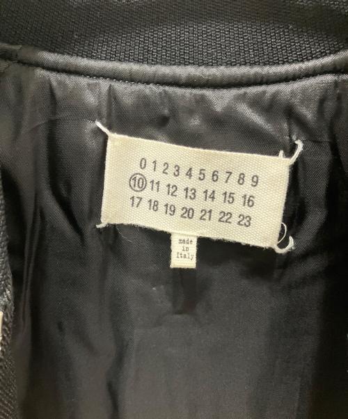 Martin Margiela 10（マルタン・マルジェラ 10）Martin Margiela 10 (マルタン・マルジェラ 10) 15AW ウール混ブルゾン ブラック×グリーン サイズ:50の古着・服飾アイテム