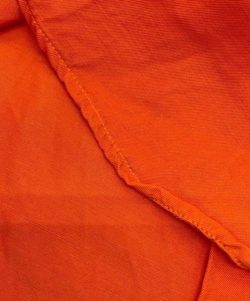 JIL SANDER（ジルサンダー）JIL SANDER (ジルサンダー) 半袖レーヨンシャツ オレンジ サイズ:32の古着・服飾アイテム