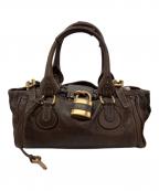 Chloeクロエ）の古着「パディントン レザーハンドバッグ」｜ブラウン