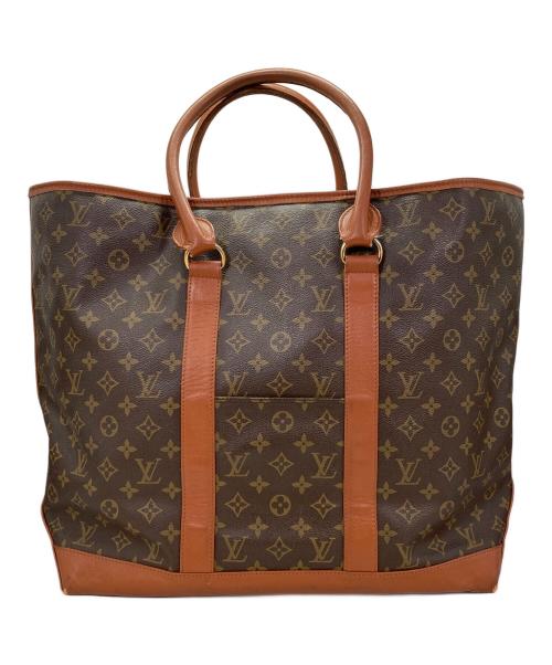 LOUIS VUITTON（ルイ ヴィトン）LOUIS VUITTON (ルイ ヴィトン) サック・ウィークエンドGM トートバッグ ブラウンの古着・服飾アイテム