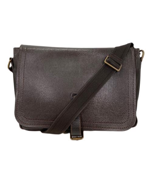 LOUIS VUITTON（ルイ ヴィトン）LOUIS VUITTON (ルイ ヴィトン) ユタ オマハ レザー メッセンジャーバッグ ブラウンの古着・服飾アイテム