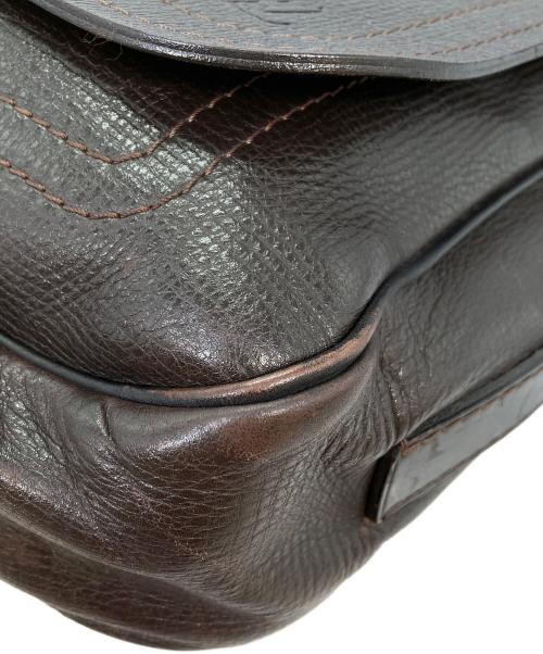 LOUIS VUITTON（ルイ ヴィトン）LOUIS VUITTON (ルイ ヴィトン) ユタ オマハ レザー メッセンジャーバッグ ブラウンの古着・服飾アイテム