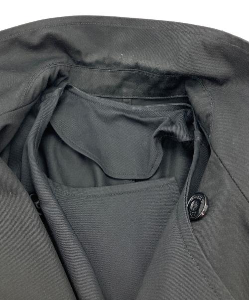 Toironier（トワロニエ）Toironier (トワロニエ) Dickies (ディッキーズ) Layered Trench Coat レイヤードトレンチコート ブラック サイズ:2の古着・服飾アイテム