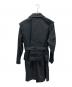 Toironier (トワロニエ) Dickies (ディッキーズ) Layered Trench Coat レイヤードトレンチコート ブラック サイズ:2：6000円