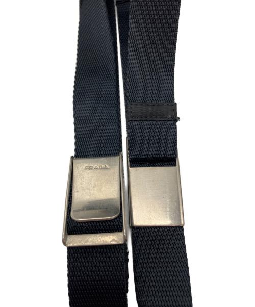 PRADA（プラダ）PRADA (プラダ) 三角ロゴ ナイロン ミニリュック ブラックの古着・服飾アイテム