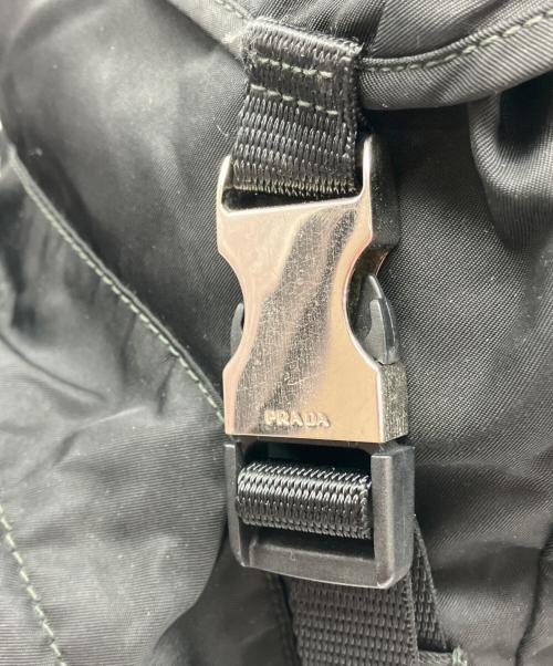PRADA（プラダ）PRADA (プラダ) 三角ロゴ ナイロン バックパック ブラックの古着・服飾アイテム