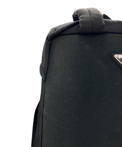 PRADA（プラダ）PRADA (プラダ) 三角ロゴ ナイロン バックパック ブラックの古着・服飾アイテム