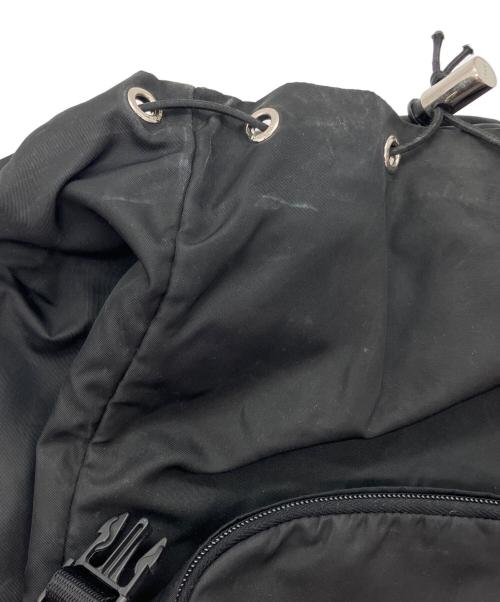 PRADA（プラダ）PRADA (プラダ) 三角ロゴ ナイロン バックパック ブラックの古着・服飾アイテム