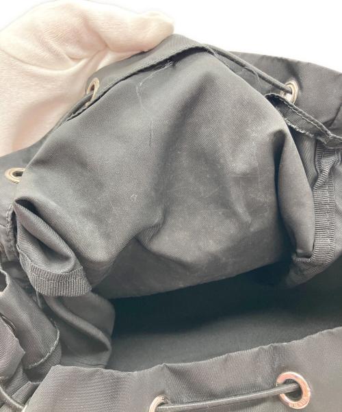 PRADA（プラダ）PRADA (プラダ) 三角ロゴ ナイロン バックパック ブラックの古着・服飾アイテム